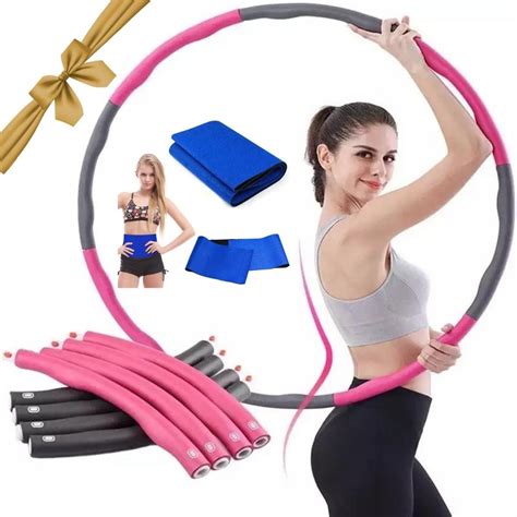 Hula hop sportowe - Kids Exercise Hoop, Snap Together Detachable Adjustable Weight Size Plastic Hoops - Hula Rings for Sports, Exercise, Playing, 32-Inch. 1,956. 1K+ bought in past month. $999. FREE delivery Thu, Sep 7 on $25 of items shipped by Amazon. Small Business. Ages: 3 years and up. Amazon's Choice. +3 colors/patterns.
